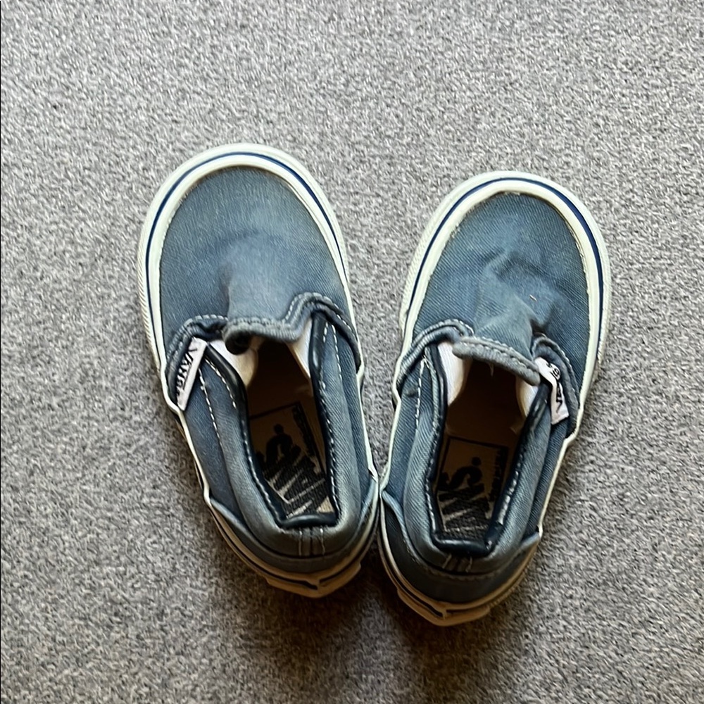 Vans Toddler Slip-On Shoes - Blue